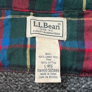 Like new LL Bean quarter zip wool sweater